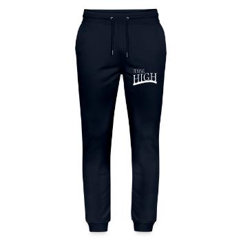 aircraft navigation present idea free-flying - Stanley/Stella Mover Unisex Organic Jogging Trousers - navy - Front - Marisol (170cm) & Nik (191cm)