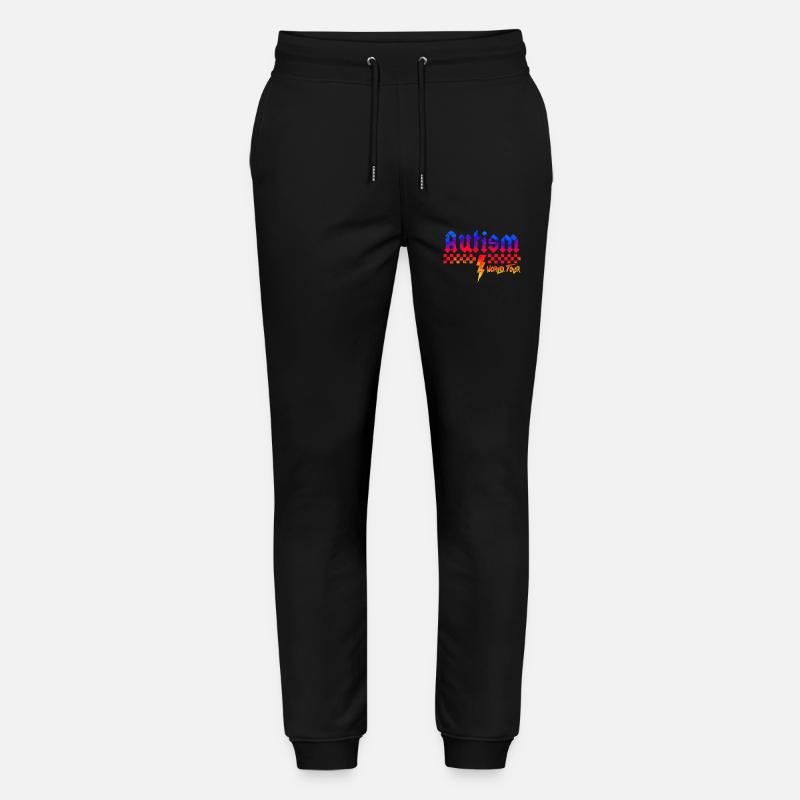 Autism awareness different different better - Stanley/Stella Mover Unisex Organic Jogging Trousers - black