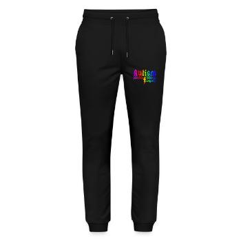 Autism awareness different different better - Stanley/Stella Mover Unisex Organic Jogging Trousers - black - Front - Marisol (170cm) & Nik (191cm)