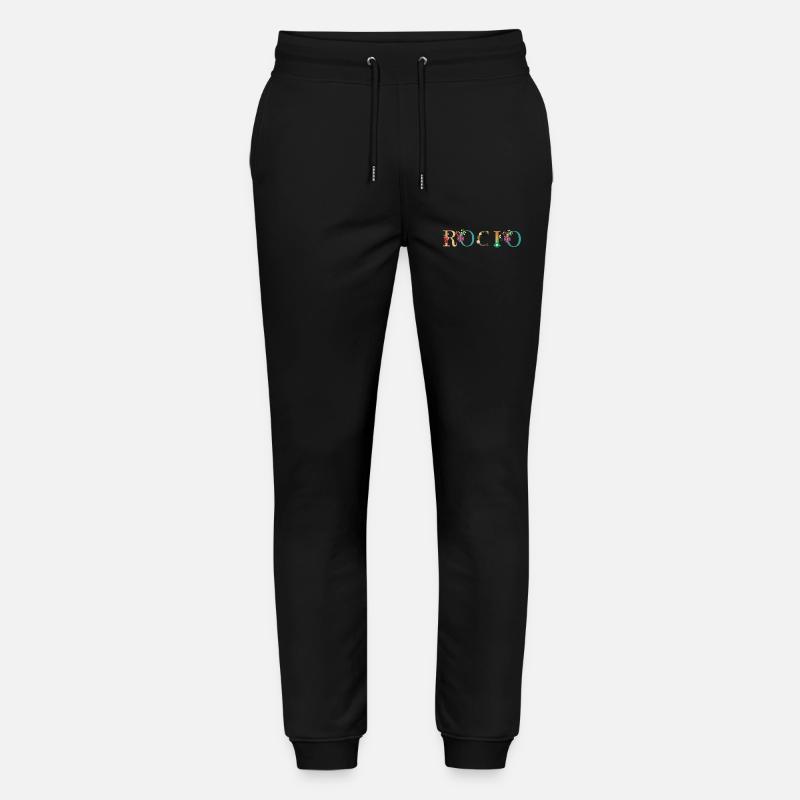 ROCIO Name mit Blumen geschmückt - Stanley/Stella Unisex Bio Jogginghose Mover  - Schwarz