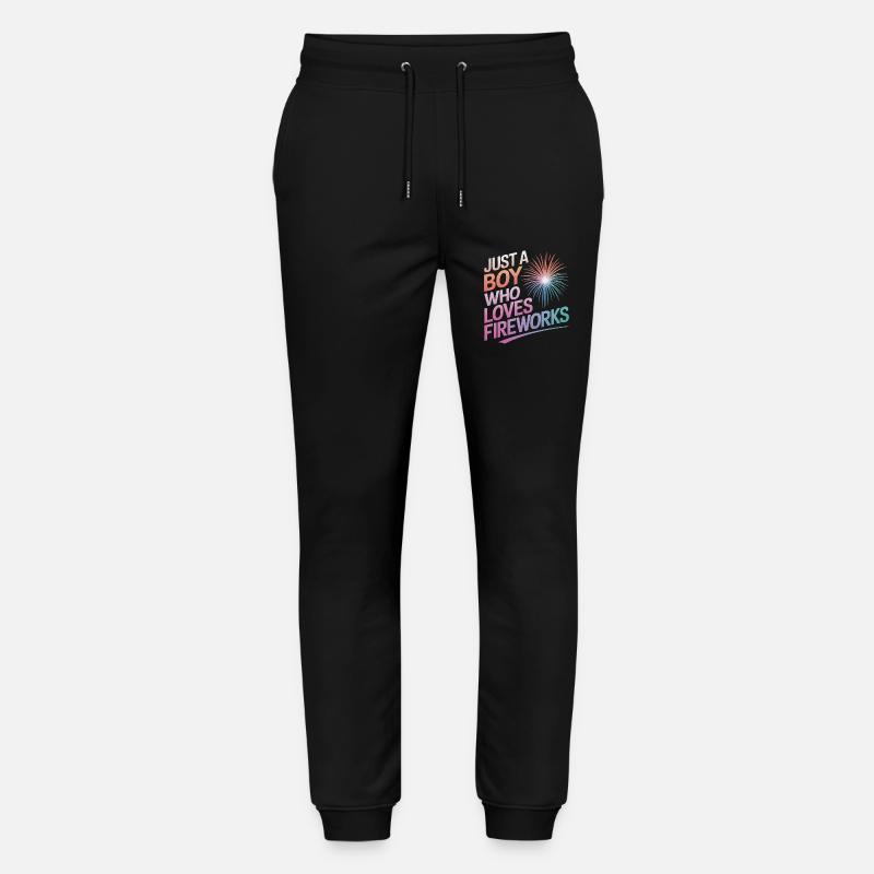 Pyrotechnie Feux d’artifice Pyrotechnie - Pantalon de jogging bio MOVER Stanley/Stella unisexe - noir
