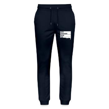 Zimmerer - Stanley/Stella Unisex Bio Jogginghose Mover  - Navy - Vorne - Marisol (170cm) & Nik (191cm)