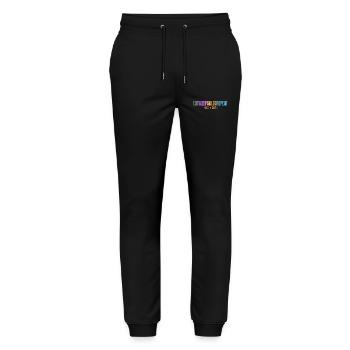 Eat Sleep Salsa Repeat – 123-567 - Stanley/Stella Mover Unisex Organic Jogging Trousers - black - Front - Marisol (170cm) & Nik (191cm)