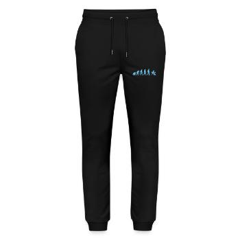 Evolution to office work - Stanley/Stella Mover Unisex Organic Jogging Trousers - black - Front - Marisol (170cm) & Nik (191cm)