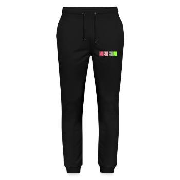Chemie Vegan - Stanley/Stella Unisex Bio Jogginghose Mover  - Schwarz - Vorne - Marisol (170cm) & Nik (191cm)