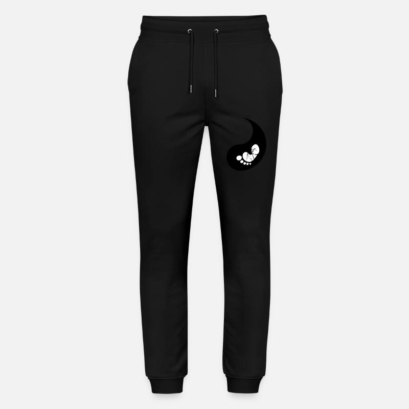 Demi bébé yin - Pantalon de jogging bio MOVER Stanley/Stella unisexe - noir