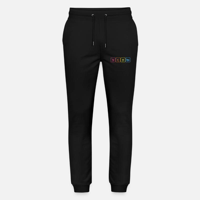 Techno elements - Stanley/Stella Mover Unisex Organic Jogging Trousers - black