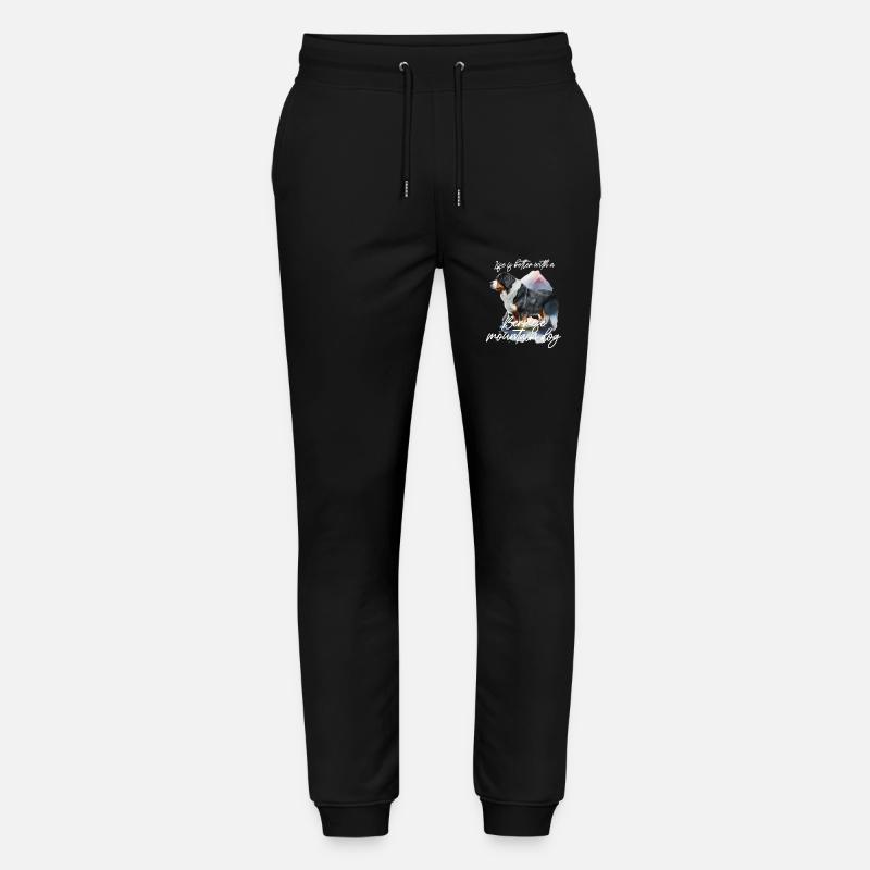 Bouvier bernois - Pantalon de jogging bio MOVER Stanley/Stella unisexe - noir