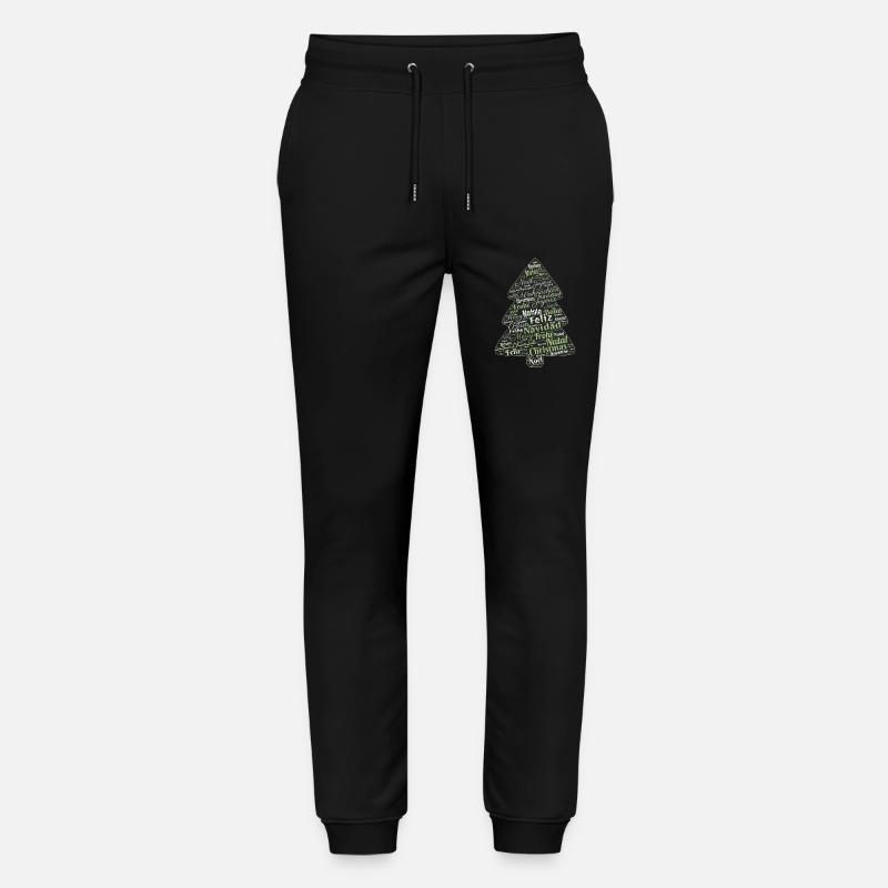 Weihnachtsbaum - Stanley/Stella Unisex Bio Jogginghose Mover  - Schwarz