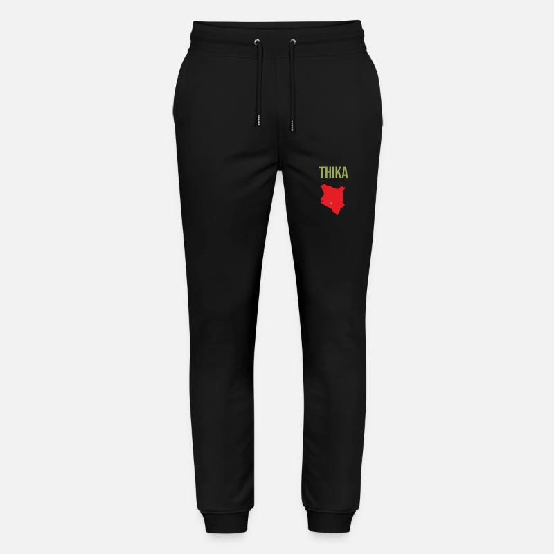 Thika Kenya - Stanley/Stella Unisex Bio Jogginghose Mover  - Schwarz