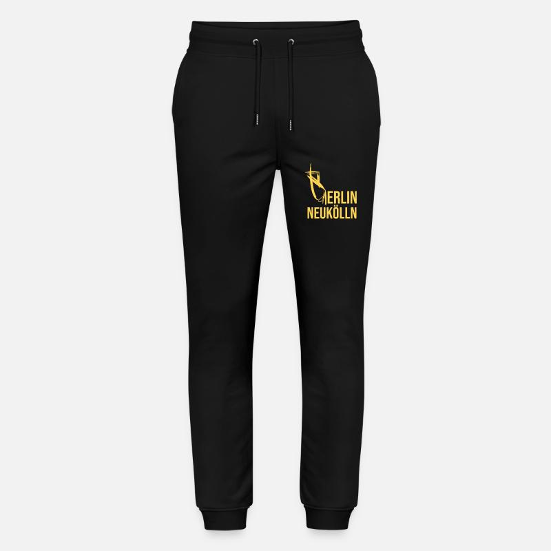 Berlin Neukölln T-Shirt - Stanley/Stella Unisex Bio Jogginghose Mover  - Schwarz