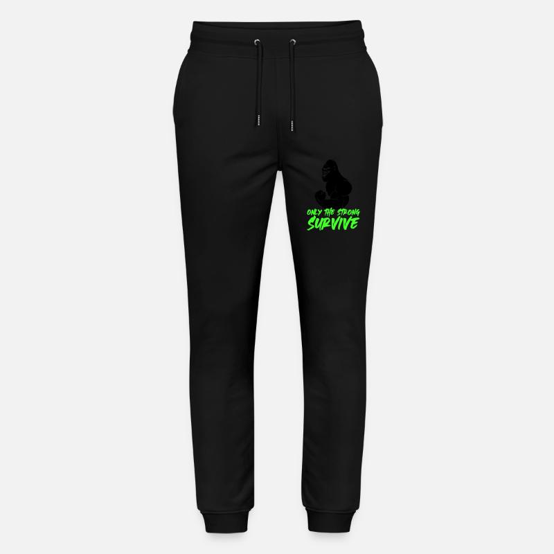 Gorille fort - Pantalon de jogging bio MOVER Stanley/Stella unisexe - noir