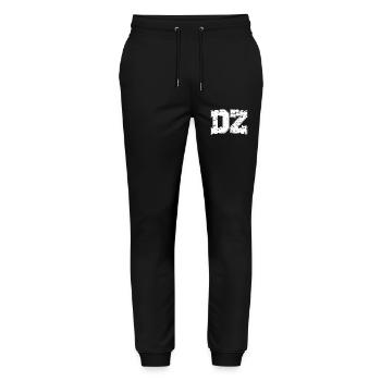 DZ vintage style - Stanley/Stella Mover Unisex Organic Jogging Trousers - black - Front - Marisol (170cm) & Nik (191cm)