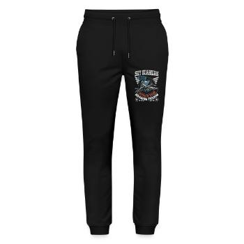 Wächter des Himmels - Stanley/Stella Unisex Bio Jogginghose Mover  - Schwarz - Vorne - Marisol (170cm) & Nik (191cm)