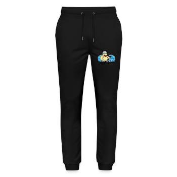 Vögel Vogel Matrose Anker Moin maritim Käpten - Stanley/Stella Unisex Bio Jogginghose Mover  - Schwarz - Vorne - Marisol (170cm) & Nik (191cm)