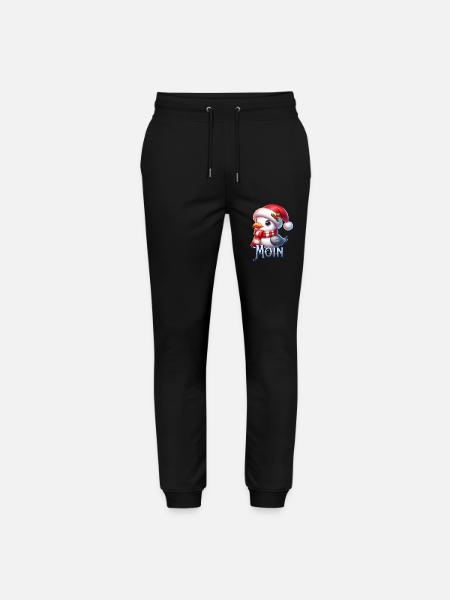 Moin Seagull Christmas - Stanley/Stella Mover Unisex Organic Jogging Trousers - black