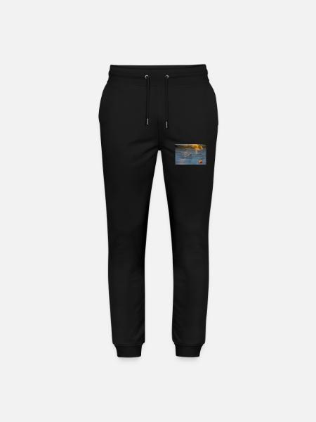Blumen - Stanley/Stella Unisex Bio Jogginghose Mover - Schwarz