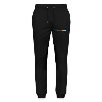 Solar system planets - Stanley/Stella Mover Unisex Organic Jogging Trousers - black - Front - Marisol (170cm) & Nik (191cm)