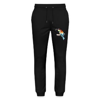Bee-eater Couple Part 2 - Stanley/Stella Mover Unisex Organic Jogging Trousers - black - Front - Marisol (170cm) & Nik (191cm)