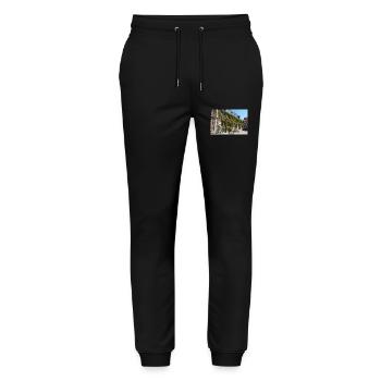 city hall (Rathaus) Quedlinburg Saxony-Anhalt - Stanley/Stella Mover Unisex Organic Jogging Trousers - black - Front - Marisol (170cm) & Nik (191cm)