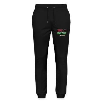 Pet Cat Long Sleeve Shirts Persian Cat - Stanley/Stella Mover Unisex Organic Jogging Trousers - black - Front - Marisol (170cm) & Nik (191cm)