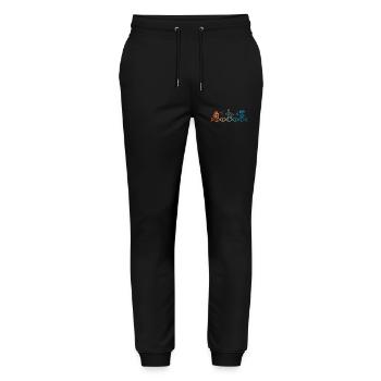 Accodeon is in my DNA - Stanley/Stella Mover Unisex Organic Jogging Trousers - black - Front - Marisol (170cm) & Nik (191cm)