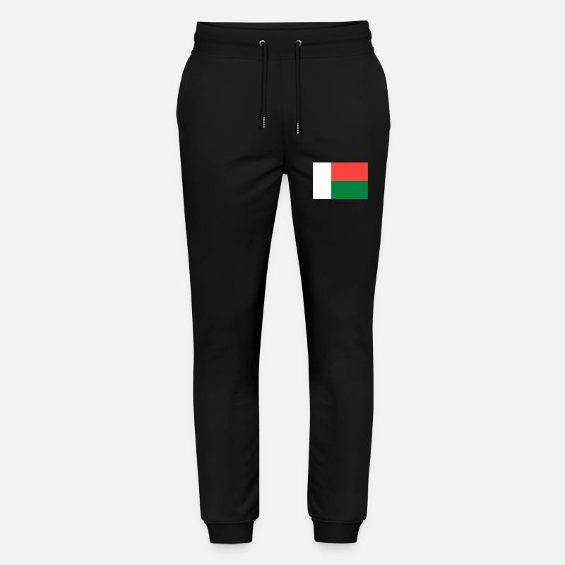Drapeau Madagascar - Pantalon de jogging bio MOVER Stanley/Stella unisexe - noir