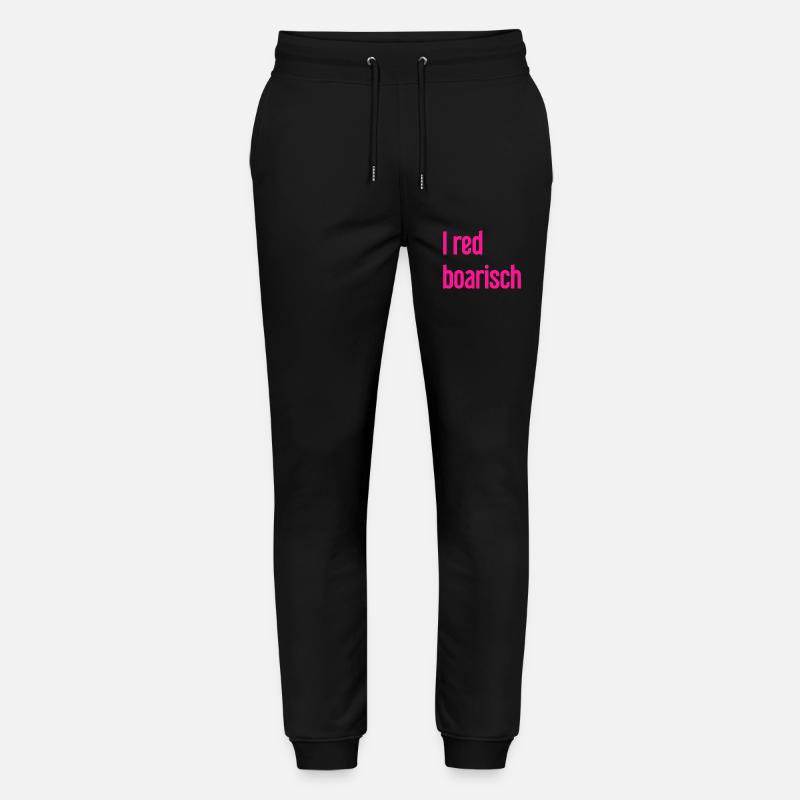 I boarisch rouge - Pantalon de jogging bio MOVER Stanley/Stella unisexe - noir