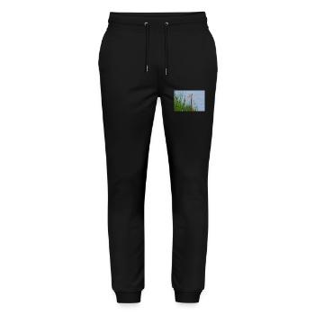 Heron - Stanley/Stella Mover Unisex Organic Jogging Trousers - black - Front - Marisol (170cm) & Nik (191cm)