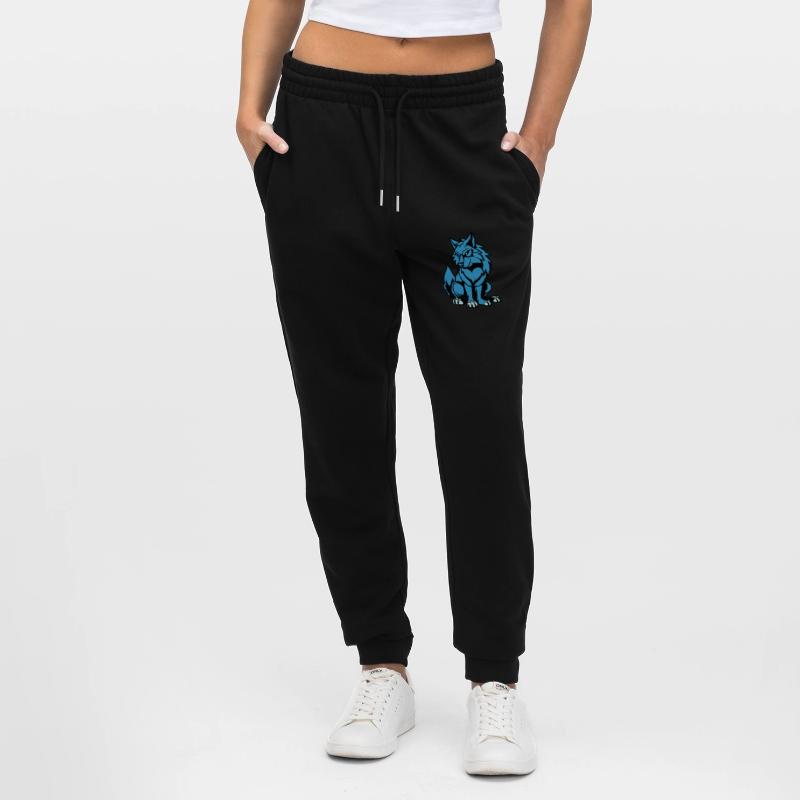 wolf comic tier Stanley/Stella Unisex Bio Jogginghose Mover 
