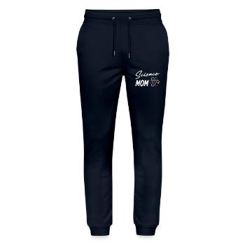 Science Mom - Stanley/Stella Unisex Bio Jogginghose Mover  - Navy - Vorne - Marisol (170cm) & Nik (191cm)