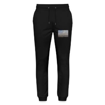 Dark aurora sky - Pantalon de jogging bio MOVER Stanley/Stella unisexe - noir - Devant - Marisol (170cm) & Nik (191cm)