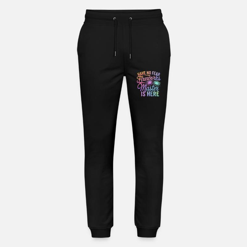 Pyrotechnics Fireworks Pyrotechnics - Stanley/Stella Mover Unisex Organic Jogging Trousers - black