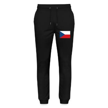 République tchèque - Pantalon de jogging bio MOVER Stanley/Stella unisexe - noir - Devant - Marisol (170cm) & Nik (191cm)