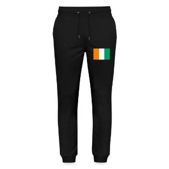 Ivory Coast - Stanley/Stella Mover Unisex Organic Jogging Trousers - black - Front - Marisol (170cm) & Nik (191cm)