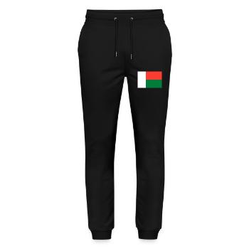 Madagascar - Stanley/Stella Mover Unisex Organic Jogging Trousers - black - Front - Marisol (170cm) & Nik (191cm)