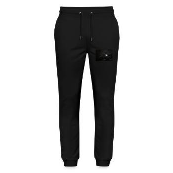 Mond - Stanley/Stella Unisex Bio Jogginghose Mover  - Schwarz - Vorne - Marisol (170cm) & Nik (191cm)