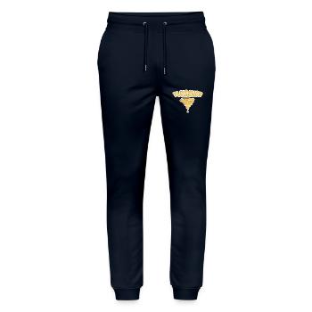 Beruf Fleischer - Stanley/Stella Unisex Bio Jogginghose Mover  - Navy - Vorne - Marisol (170cm) & Nik (191cm)