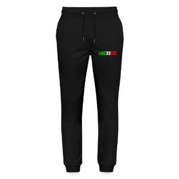 Mexico - Mexiko - Amerika - Stanley/Stella Unisex Bio Jogginghose Mover  - Schwarz - Vorne - Marisol (170cm) & Nik (191cm)