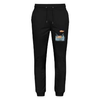 Deux poissons d’anémone dans le corail - Pantalon de jogging bio MOVER Stanley/Stella unisexe - noir - Devant - Marisol (170cm) & Nik (191cm)