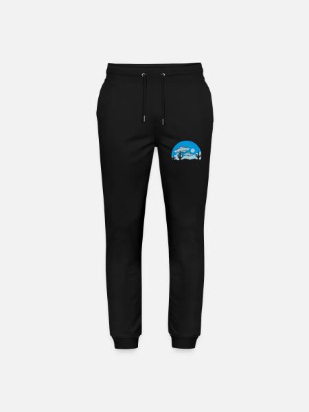 Desert UFO's Mystery Scene - Stanley/Stella Mover Unisex Organic Jogging Trousers - black