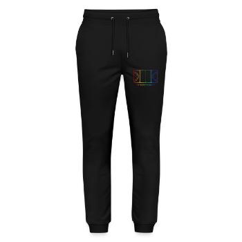 Field Hockey Hockey Field Hockey Field Hockey Field - Stanley/Stella Mover Unisex Organic Jogging Trousers - black - Front - Marisol (170cm) & Nik (191cm)