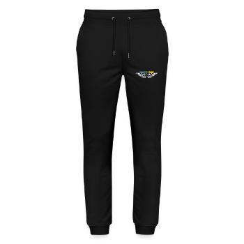 Z AMAZIGH ALGERIE MAROC TUNISIE - Pantalon de jogging bio MOVER Stanley/Stella unisexe - noir - Devant - Marisol (170cm) & Nik (191cm)