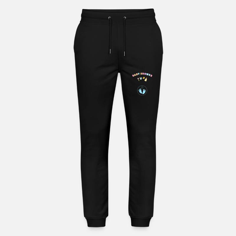 Babyshower - blau - Stanley/Stella Unisex Bio Jogginghose Mover  - Schwarz