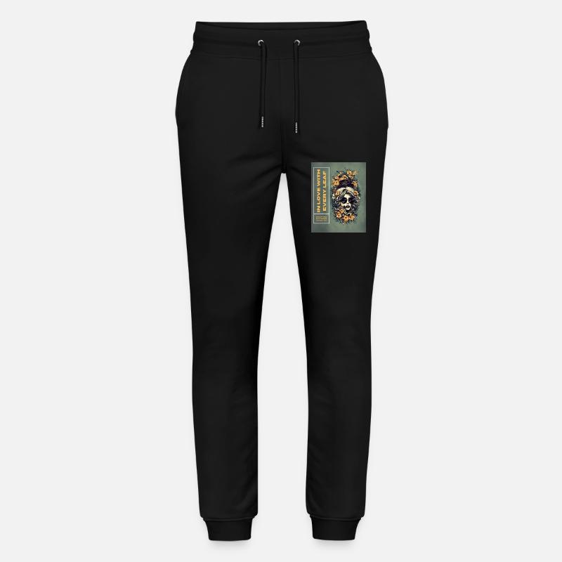 L’amour dans chaque feuille - Pantalon de jogging bio MOVER Stanley/Stella unisexe - noir