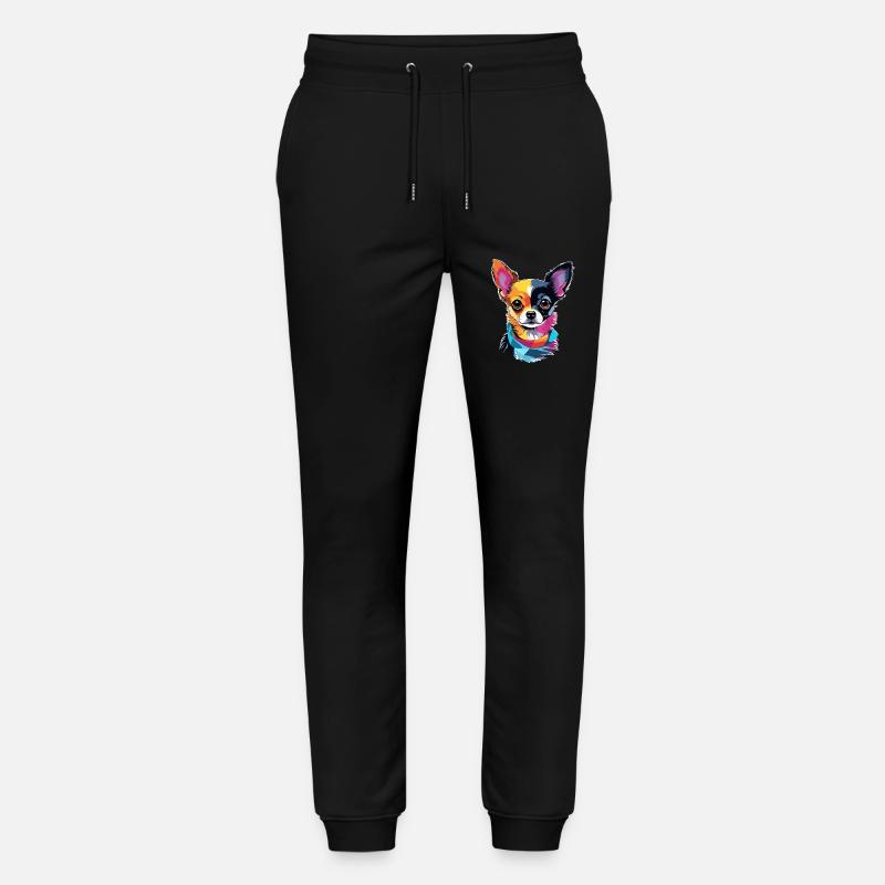 Chihuahua - Stanley/Stella Unisex Bio Jogginghose Mover  - Schwarz