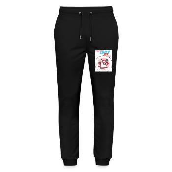 Pretty lazy of me. Lazy me. - Stanley/Stella Mover Unisex Organic Jogging Trousers - black - Front - Marisol (170cm) & Nik (191cm)