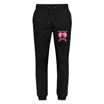 Mom's Squad, Every Day - Stanley/Stella Mover Unisex Organic Jogging Trousers - black - Front - Marisol (170cm) & Nik (191cm)