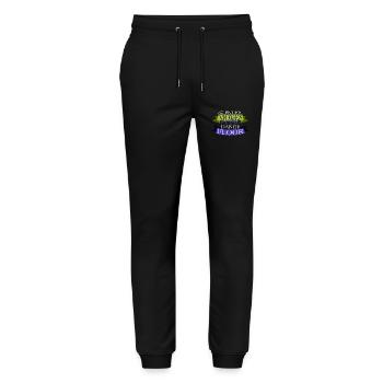 dance genres dance community scientific research - Stanley/Stella Mover Unisex Organic Jogging Trousers - black - Front - Marisol (170cm) & Nik (191cm)