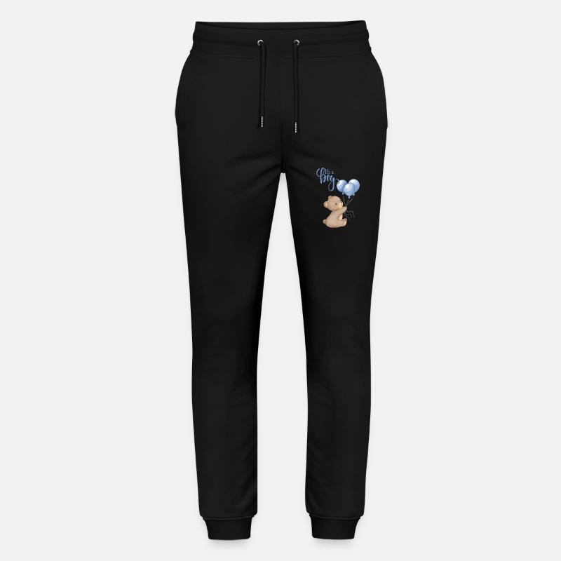 Its a boy - Stanley/Stella Unisex Bio Jogginghose Mover  - Schwarz